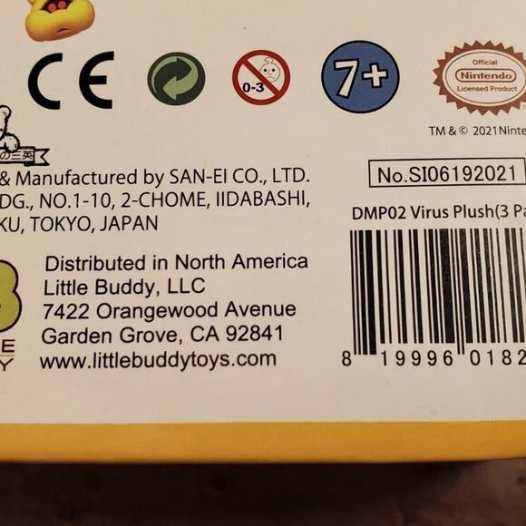 Plush - Dr. Mario Virus 3-Pak (NEW) - Super Mario - Nintendo - Picture 6 of 10